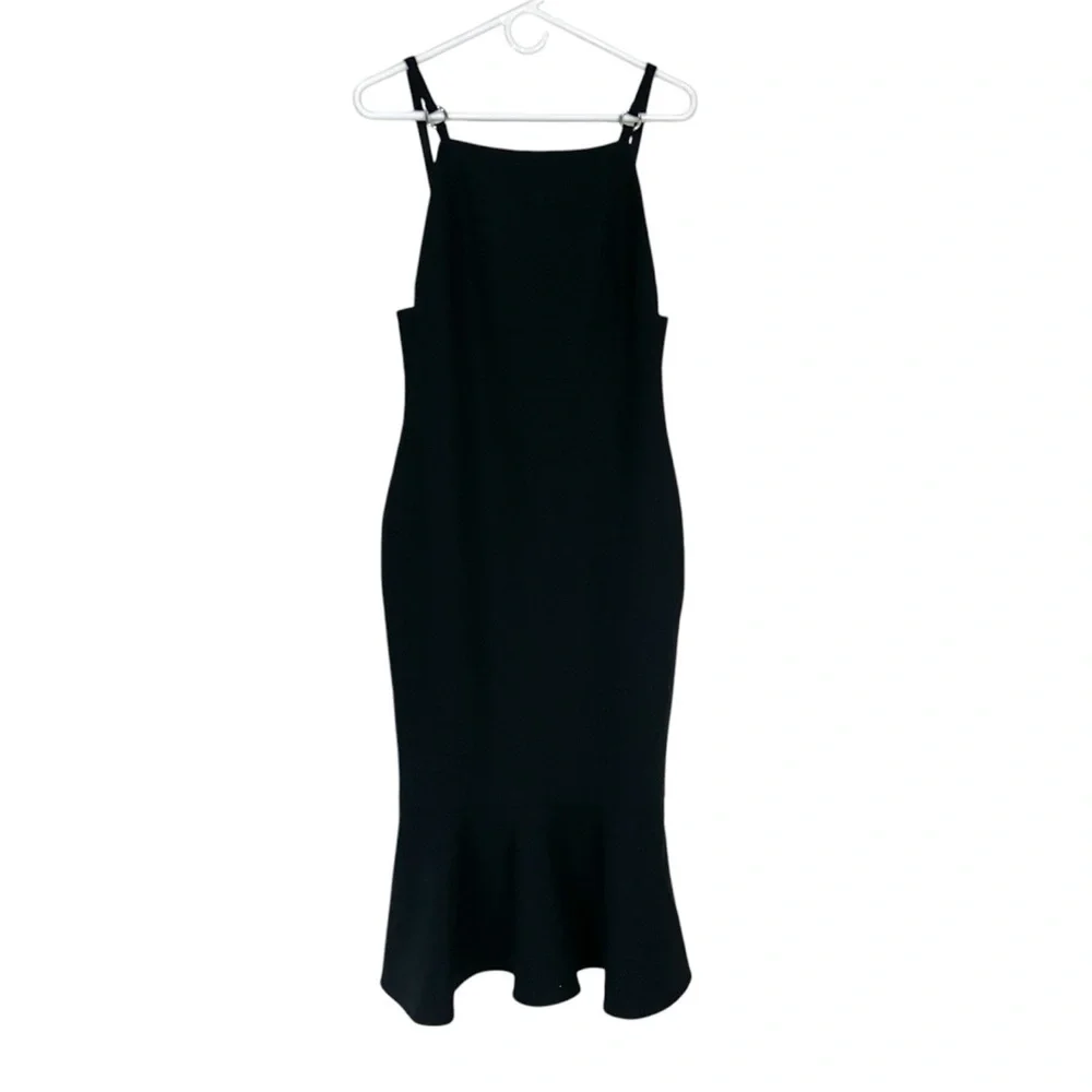 Cinq A Sept Harlyn Black Midi Dress - Picture 2 of 7